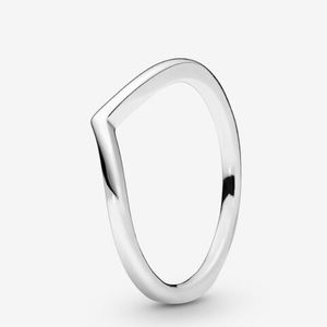 Pandora Silver Polished Wishbone Ring